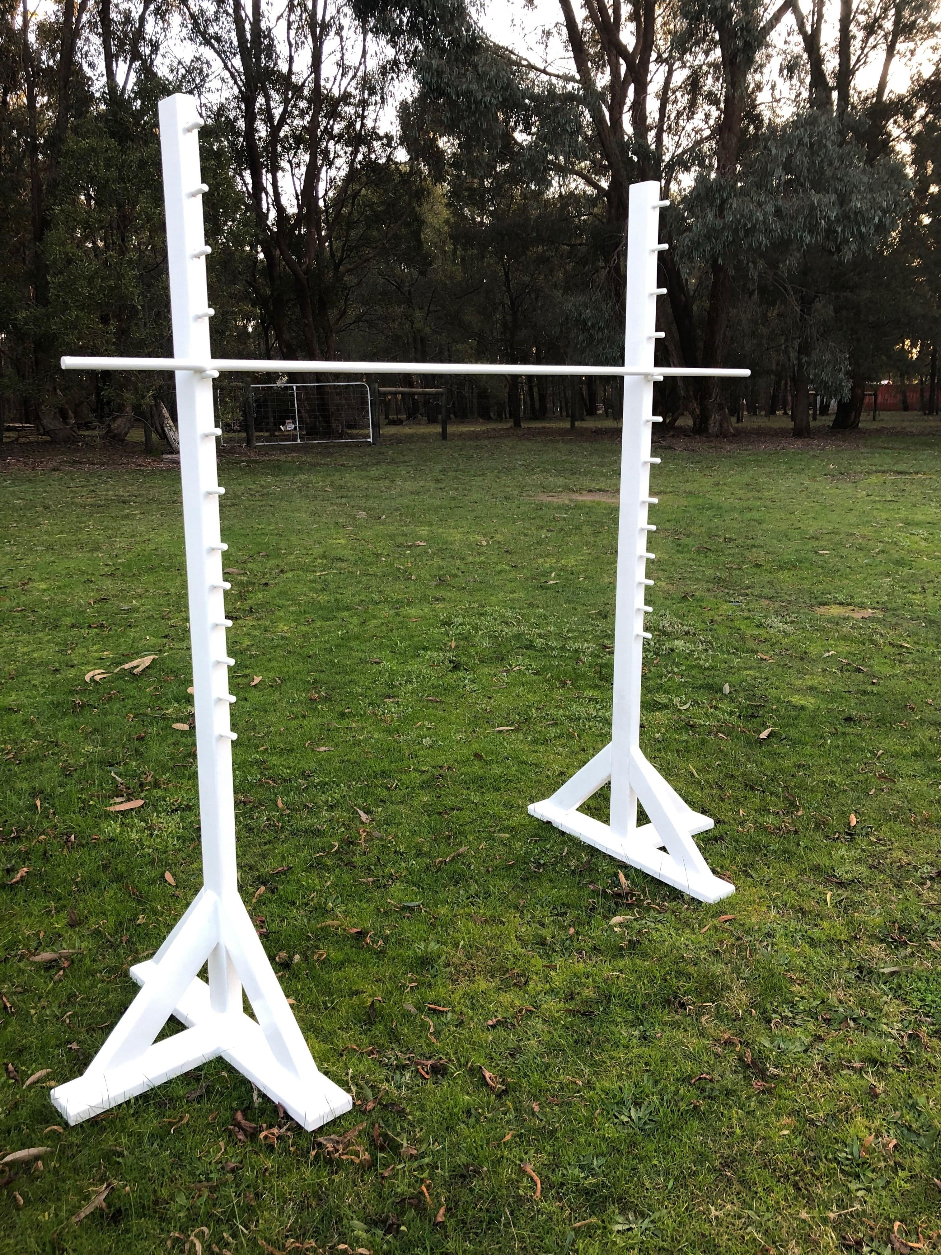 Party Hire Co Ballarat Gloss White Limbo Lawn Games Wedding Games