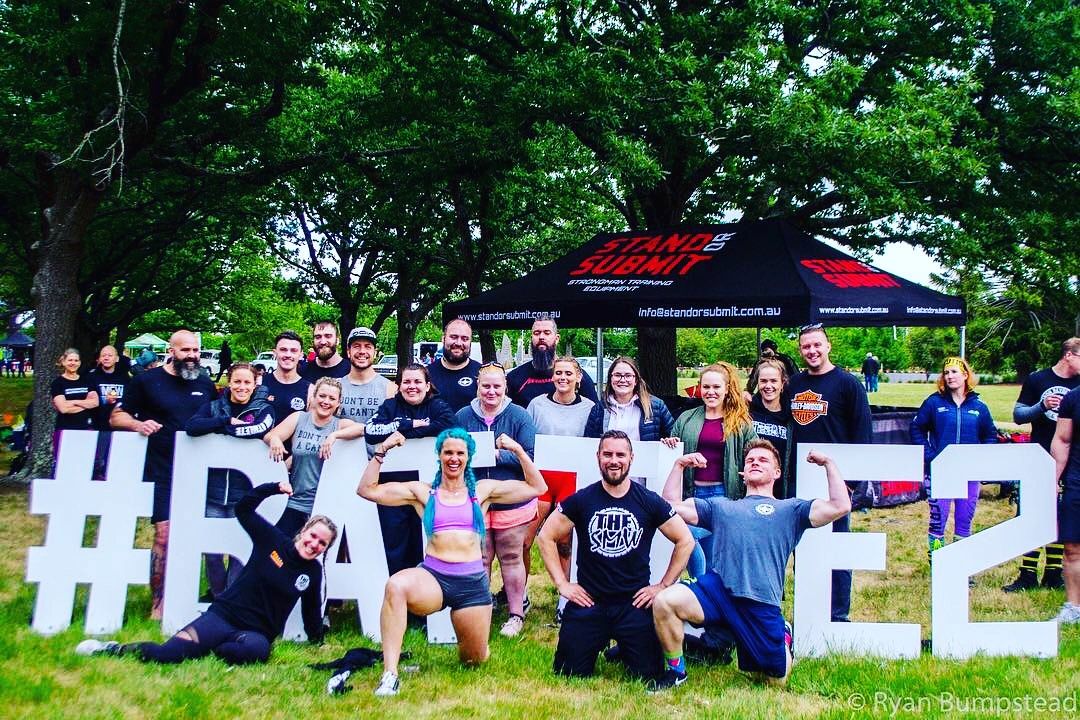 Party Hire Co #BATTLE2 CB Fitness Giant White Letters Marquee Letters Lake Wendouree Event Spring Fest Ballarat